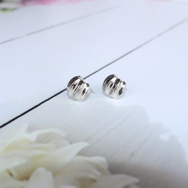 Candongas Caracolitos Plateados