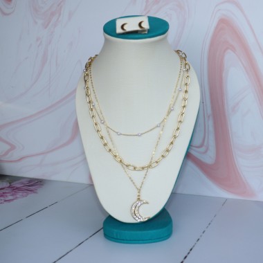 Cadena en capas Dorada