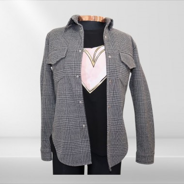 Chaqueta sobre camisa para mujer
