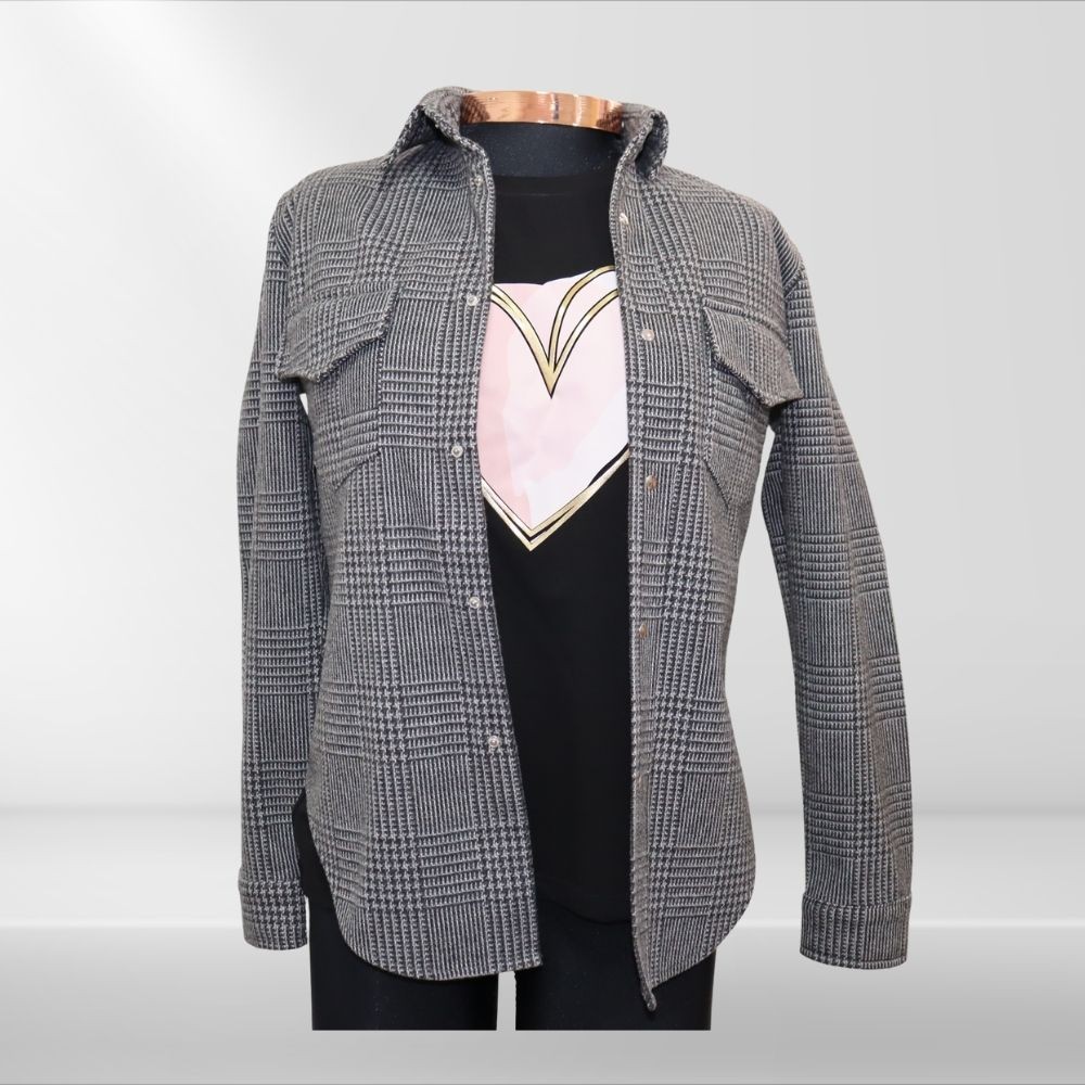 Chaqueta sobre camisa para mujer