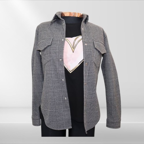 Chaqueta sobre camisa para mujer
