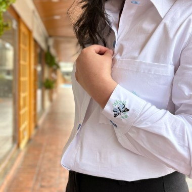 camisa manga larga mujer