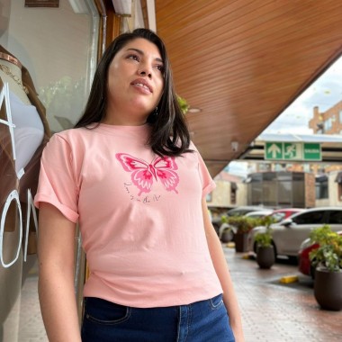 camisetas en algodón mujer
