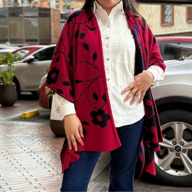 Chal tejido mujer