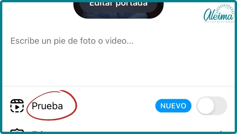 reels de prueba en instagram